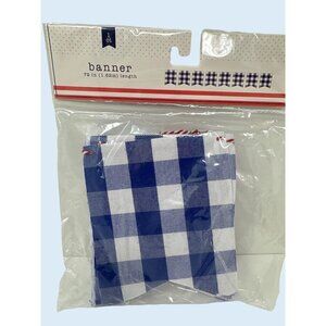 Buffalo Plaid Banner 72 Inch PENNANT GARLAND FARMHOUSE HOME WALL DECORATION